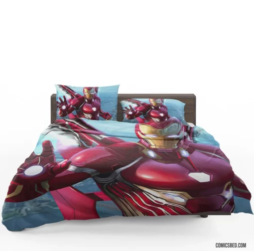 Iron Man Marvel Technological Visionary Comic Bedding Set