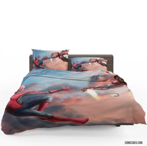 Iron Man Spider-Man Marvel Duo Comic Bedding Set