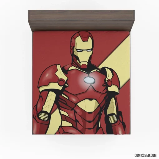 Iron Man Superhero Genius Comic Fitted Sheet 1