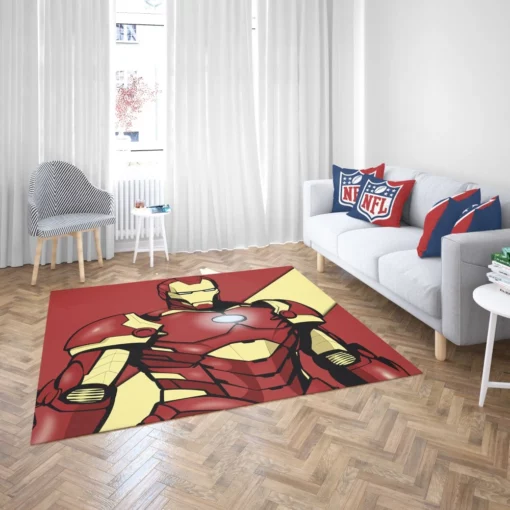 Iron Man Superhero Genius Comic Rug 2