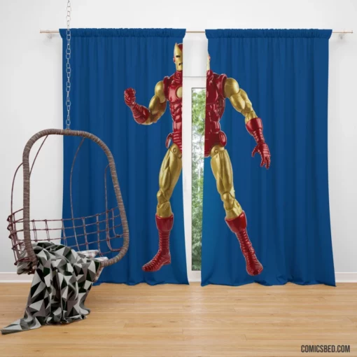 Iron Man Tech Genius Adventures Comic Curtain