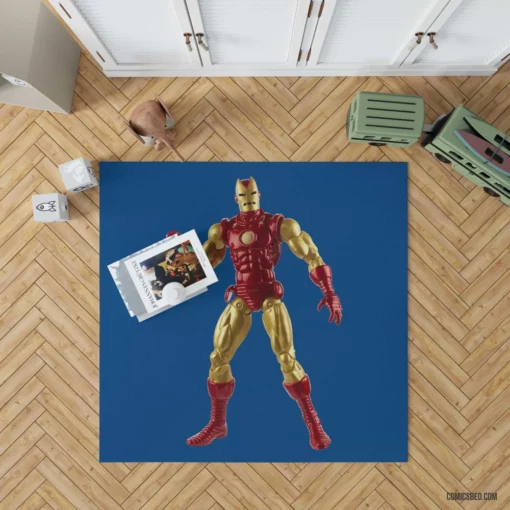 Iron Man Tech Genius Adventures Comic Rug