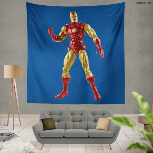 Iron Man Tech Genius Adventures Comic Wall Tapestry