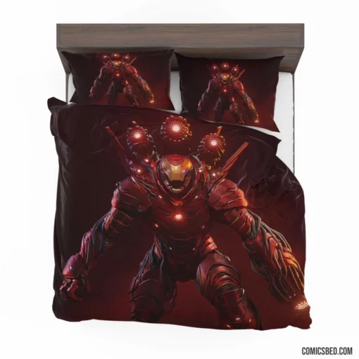 Iron Man Tech Genius Hero Comic Bedding Set 1