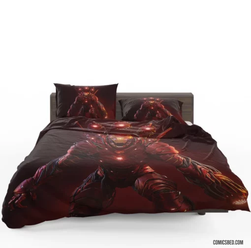 Iron Man Tech Genius Hero Comic Bedding Set