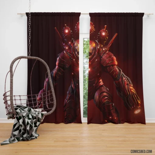 Iron Man Tech Genius Hero Comic Curtain