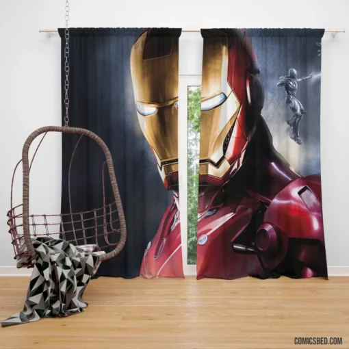 Iron Man Tech Genius Inventor Comic Curtain