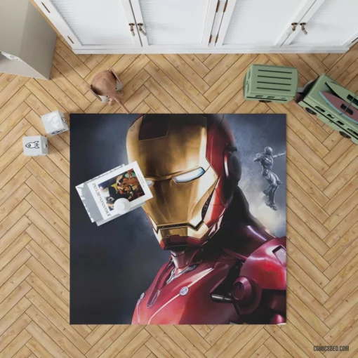 Iron Man Tech Genius Inventor Comic Rug