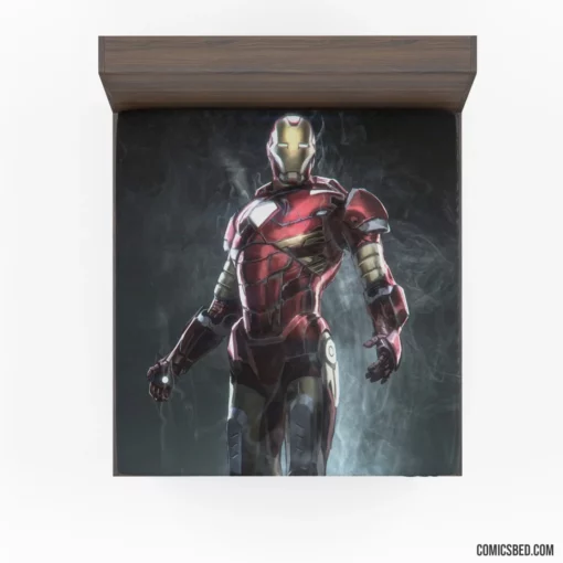 Iron Man Tech Heroic Adventures Comic Fitted Sheet 1