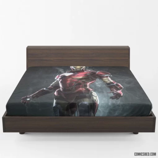 Iron Man Tech Heroic Adventures Comic Fitted Sheet