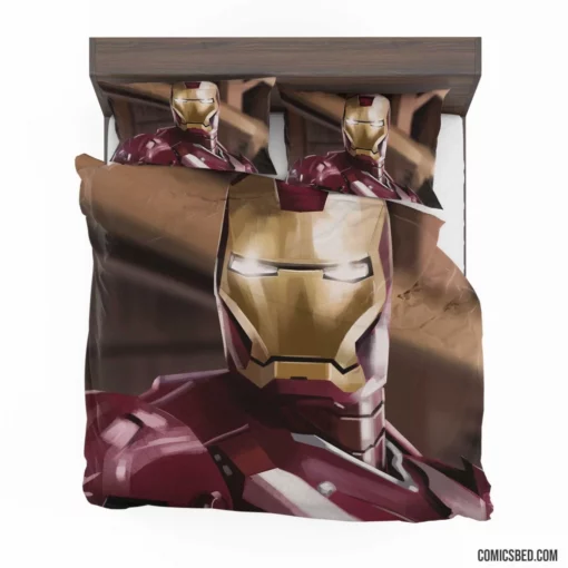 Iron Man Tony Stark Adventure Comic Bedding Set 1