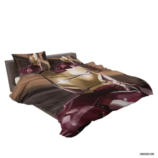 Iron Man Tony Stark Adventure Comic Bedding Set 2