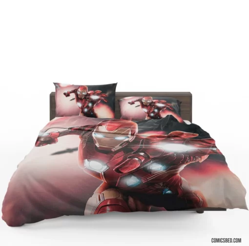 Iron Man Tony Stark Adventures Comic Bedding Set