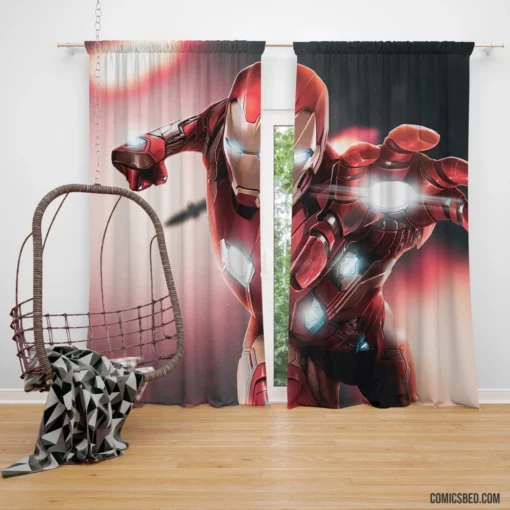 Iron Man Tony Stark Adventures Comic Curtain