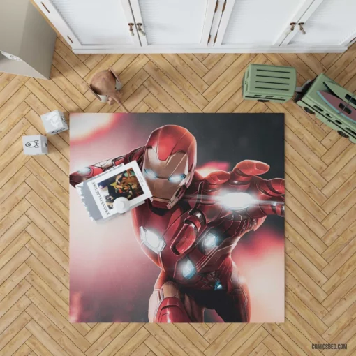 Iron Man Tony Stark Adventures Comic Rug