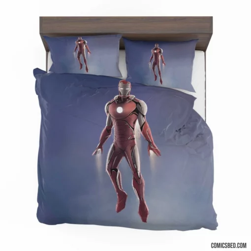 Iron Man Tony Stark Courageous Quest Comic Bedding Set 1