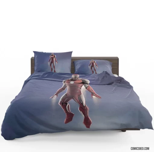 Iron Man Tony Stark Courageous Quest Comic Bedding Set