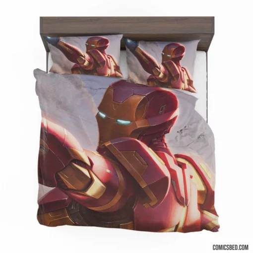 Iron Man Tony Stark Enduring Spirit Comic Bedding Set 1