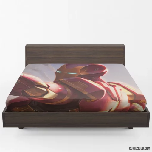 Iron Man Tony Stark Enduring Spirit Comic Fitted Sheet