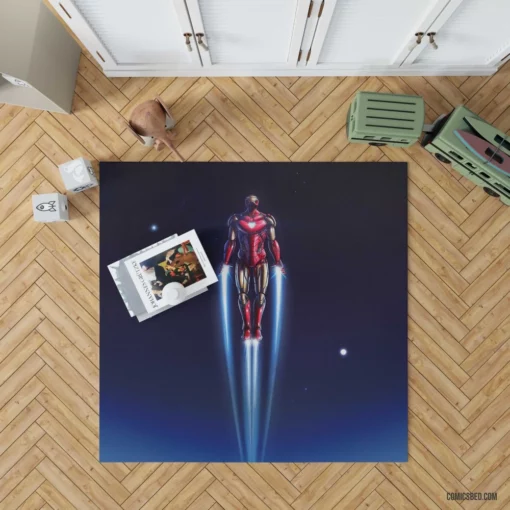 Iron Man Tony Stark Epic Odyssey Comic Rug