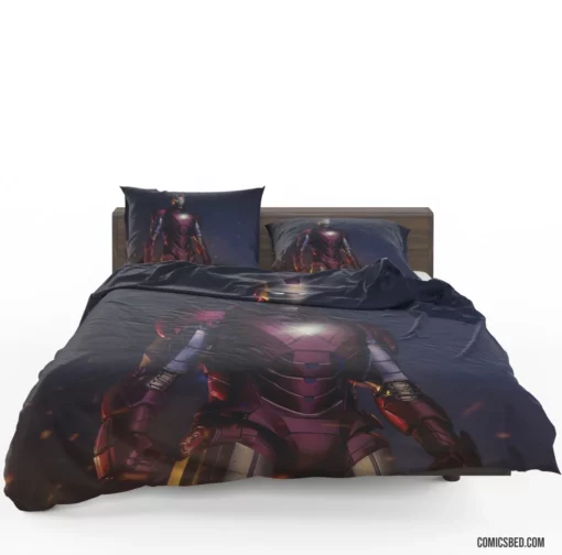 Iron Man Tony Stark Eternal Legacy Comic Bedding Set