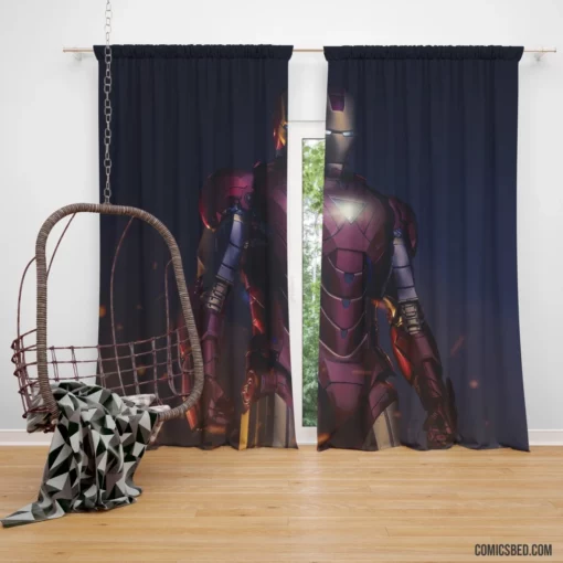 Iron Man Tony Stark Eternal Legacy Comic Curtain