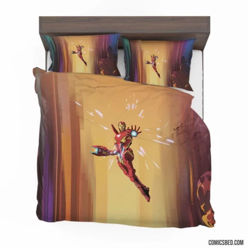 Iron Man Tony Stark Exploits Comic Bedding Set 1