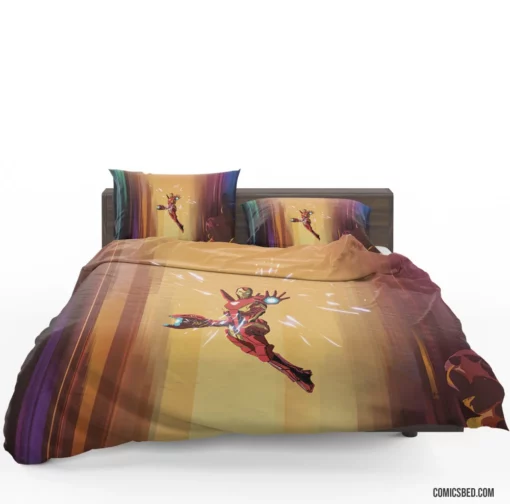 Iron Man Tony Stark Exploits Comic Bedding Set