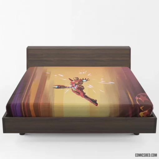 Iron Man Tony Stark Exploits Comic Fitted Sheet