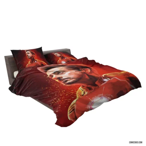 Iron Man Tony Stark Genius Comic Bedding Set 2