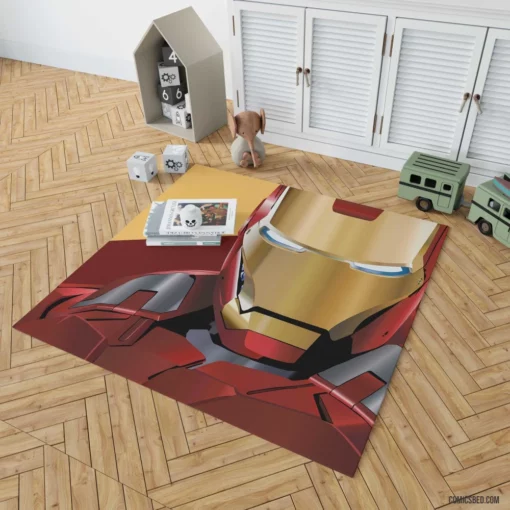 Iron Man Tony Stark Heroic Odyssey Comic Rug 1