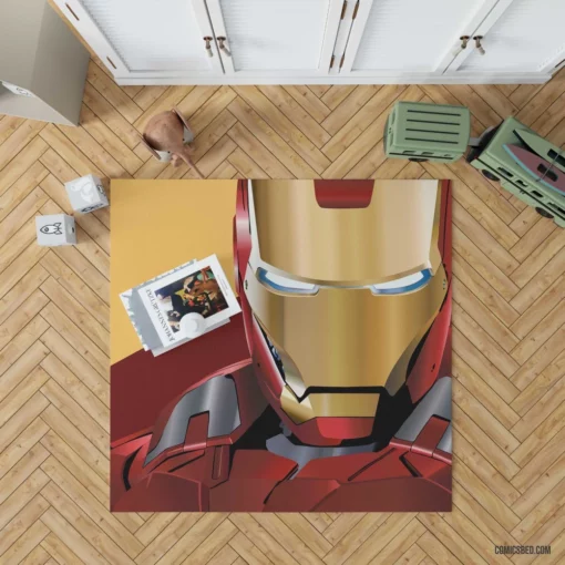 Iron Man Tony Stark Heroic Odyssey Comic Rug