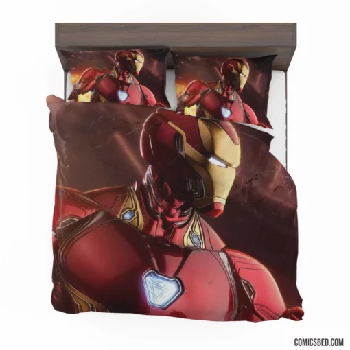 Iron Man Tony Stark Heroic Saga Comic Bedding Set 1