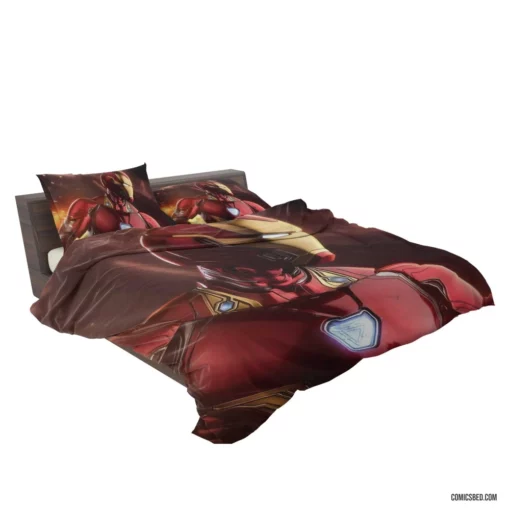 Iron Man Tony Stark Heroic Saga Comic Bedding Set 2