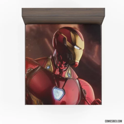 Iron Man Tony Stark Heroic Saga Comic Fitted Sheet 1