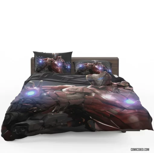 Iron Man Tony Stark Heroic Tale Comic Bedding Set