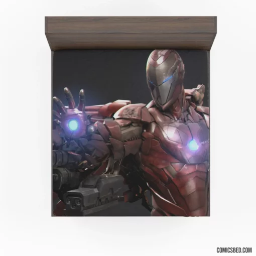 Iron Man Tony Stark Heroic Tale Comic Fitted Sheet 1