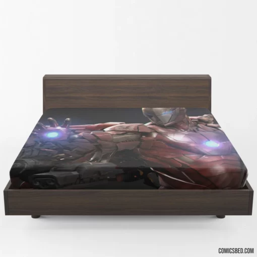 Iron Man Tony Stark Heroic Tale Comic Fitted Sheet