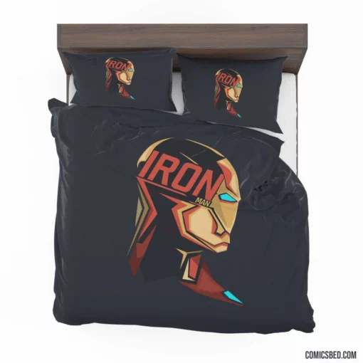 Iron Man Tony Stark Innovations Comic Bedding Set 1