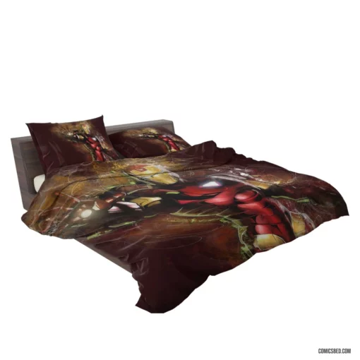 Iron Man Tony Stark Journey Marvel Comic Bedding Set 2