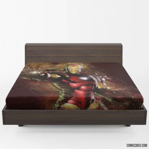 Iron Man Tony Stark Journey Marvel Comic Fitted Sheet