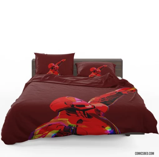 Iron Man Tony Stark Legendary Odyssey Comic Bedding Set