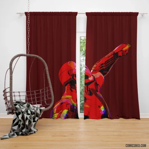 Iron Man Tony Stark Legendary Odyssey Comic Curtain