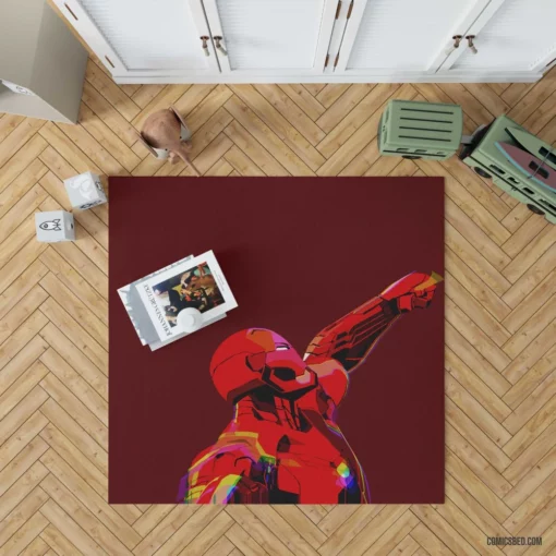 Iron Man Tony Stark Legendary Odyssey Comic Rug