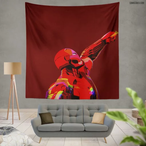 Iron Man Tony Stark Legendary Odyssey Comic Wall Tapestry