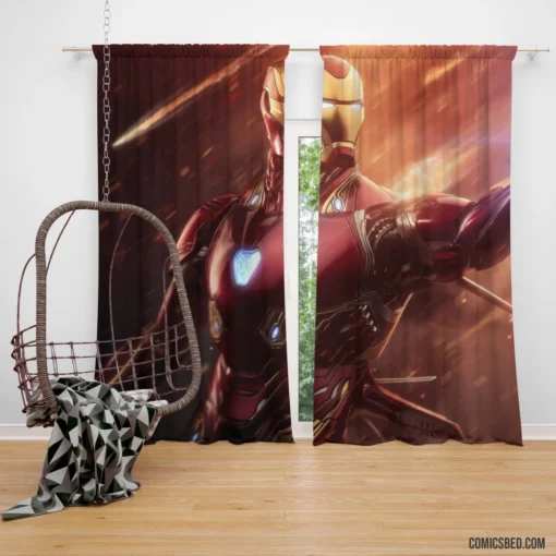 Iron Man Tony Stark Odyssey Comic Curtain