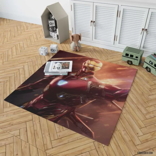 Iron Man Tony Stark Odyssey Comic Rug 1