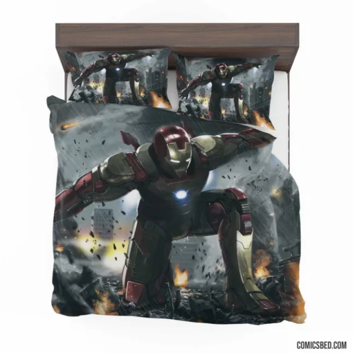 Iron Man Tony Stark Perpetual Legacy Comic Bedding Set 1