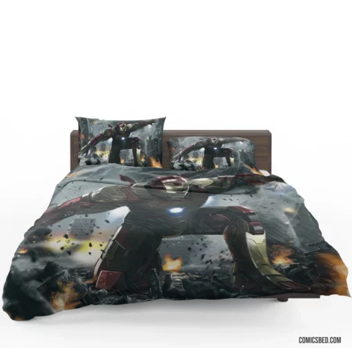 Iron Man Tony Stark Perpetual Legacy Comic Bedding Set