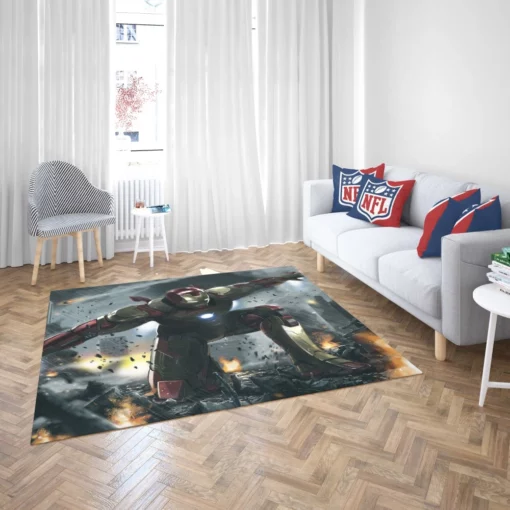 Iron Man Tony Stark Perpetual Legacy Comic Rug 2